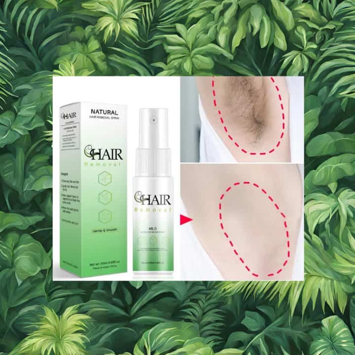 Spray crème dépilatoire