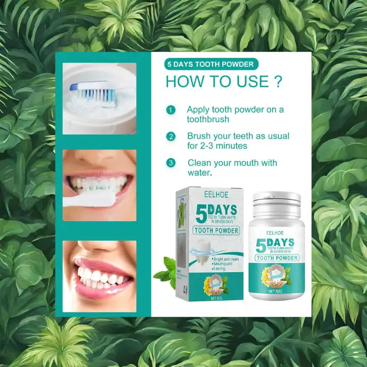 poudre blanchissante dent