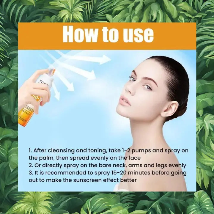 spray protecteur soleil cheveux et corps