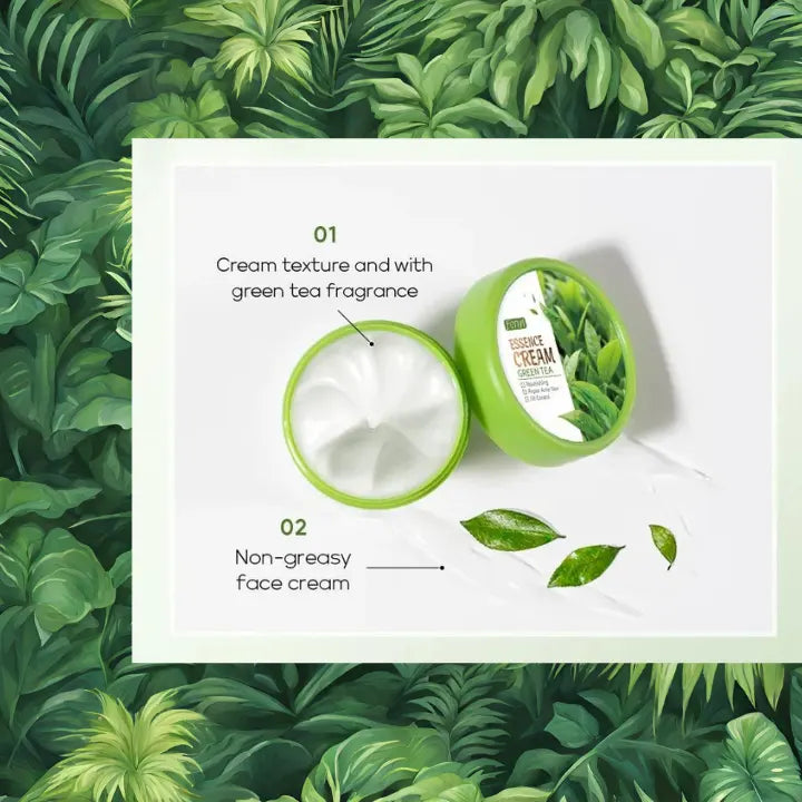 Crème hydratante au thé vert