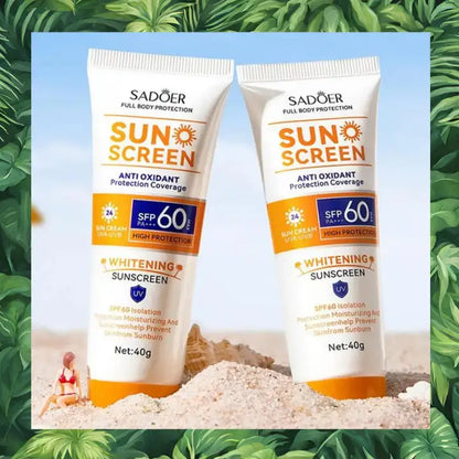 Creme solaire peau noire