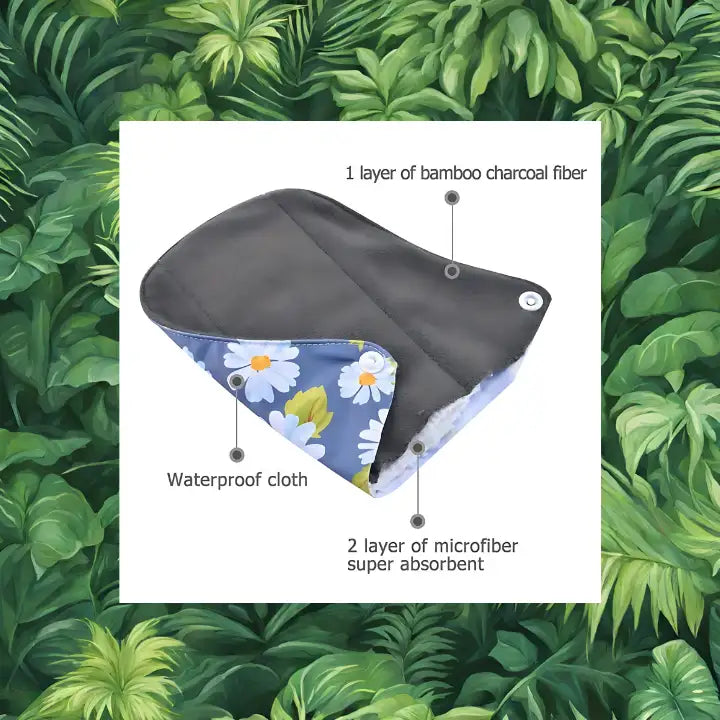 serviette hygiénique réutilisable