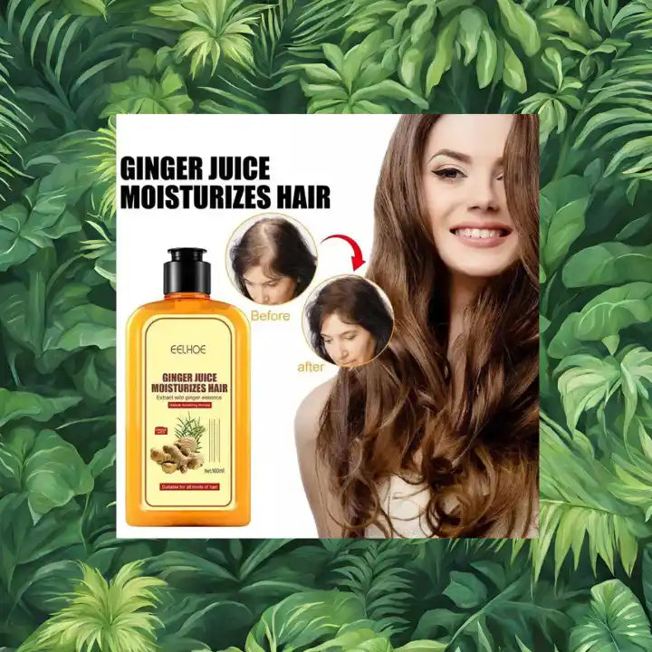 Shampoing gingembre repousse cheveux