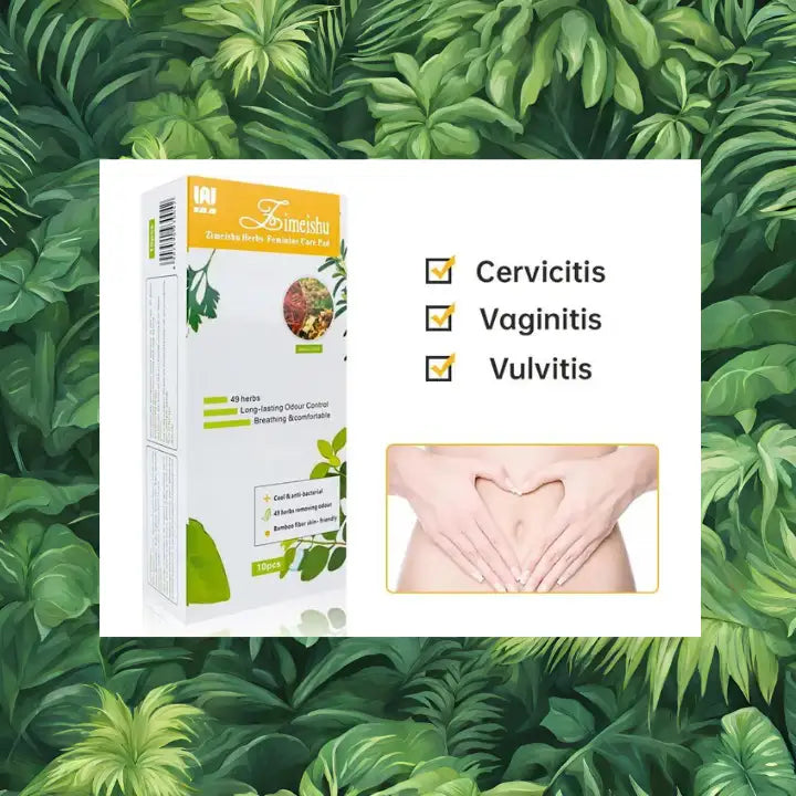 Serviette hygiénique bio avec plantes médicinales